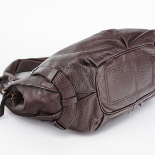 Celine Brown Leather Bittersweet Shoulder Bag