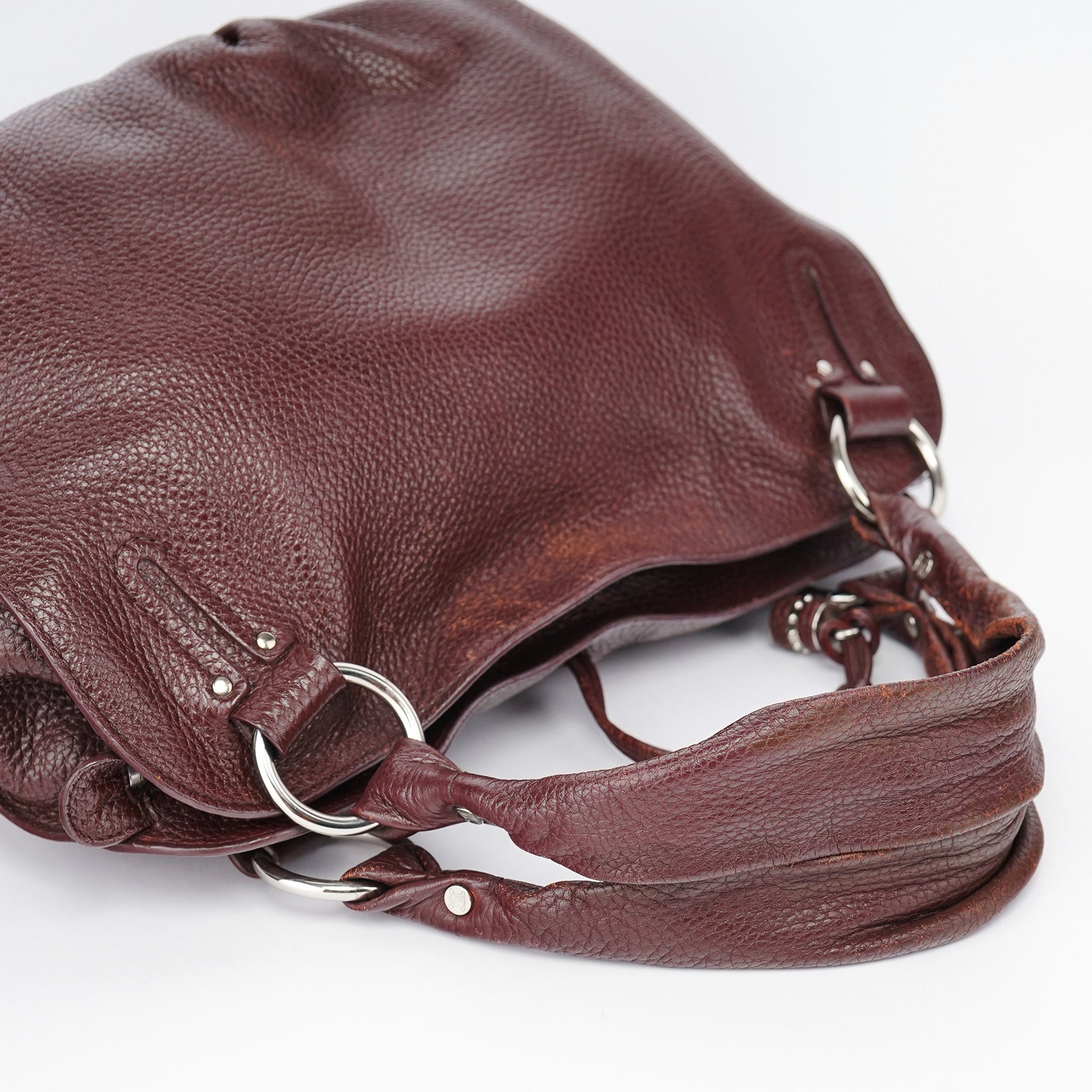 Celine Brown Leather Bittersweet Shoulder Bag