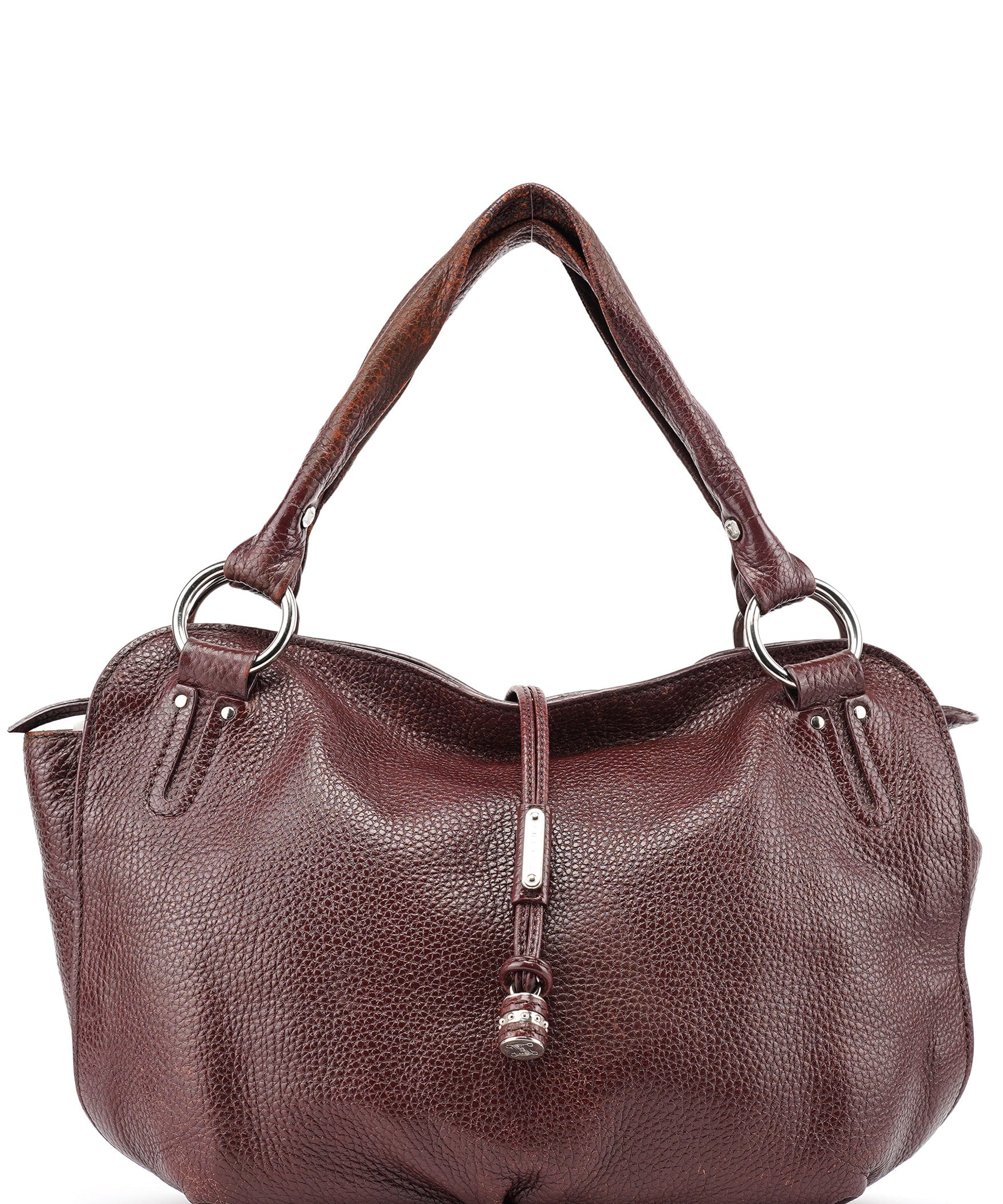Celine Brown Leather Bittersweet Shoulder Bag