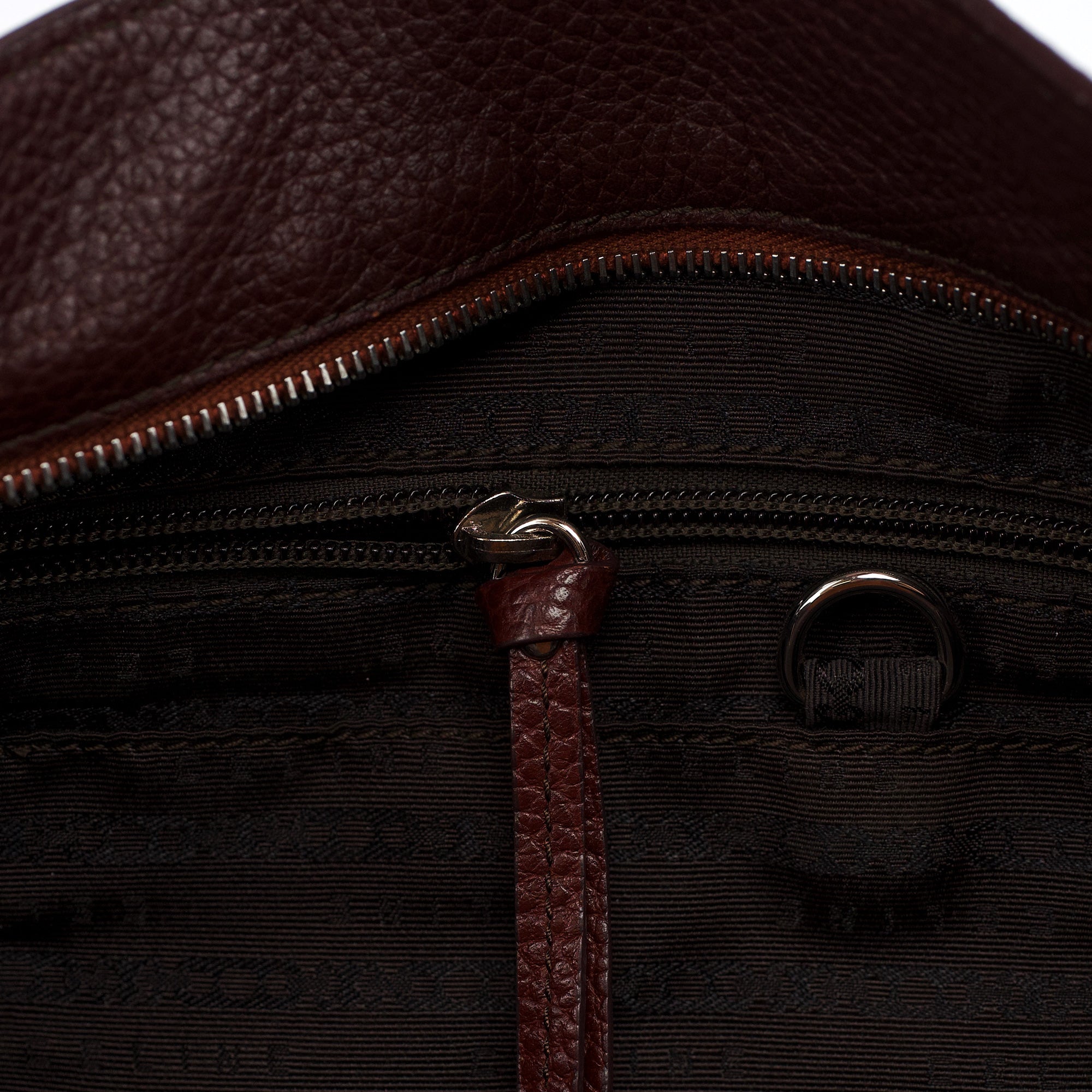 Celine Brown Leather Bittersweet Shoulder Bag