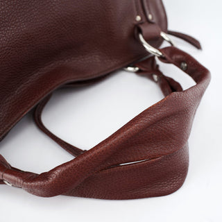 Celine Brown Leather Bittersweet Shoulder Bag