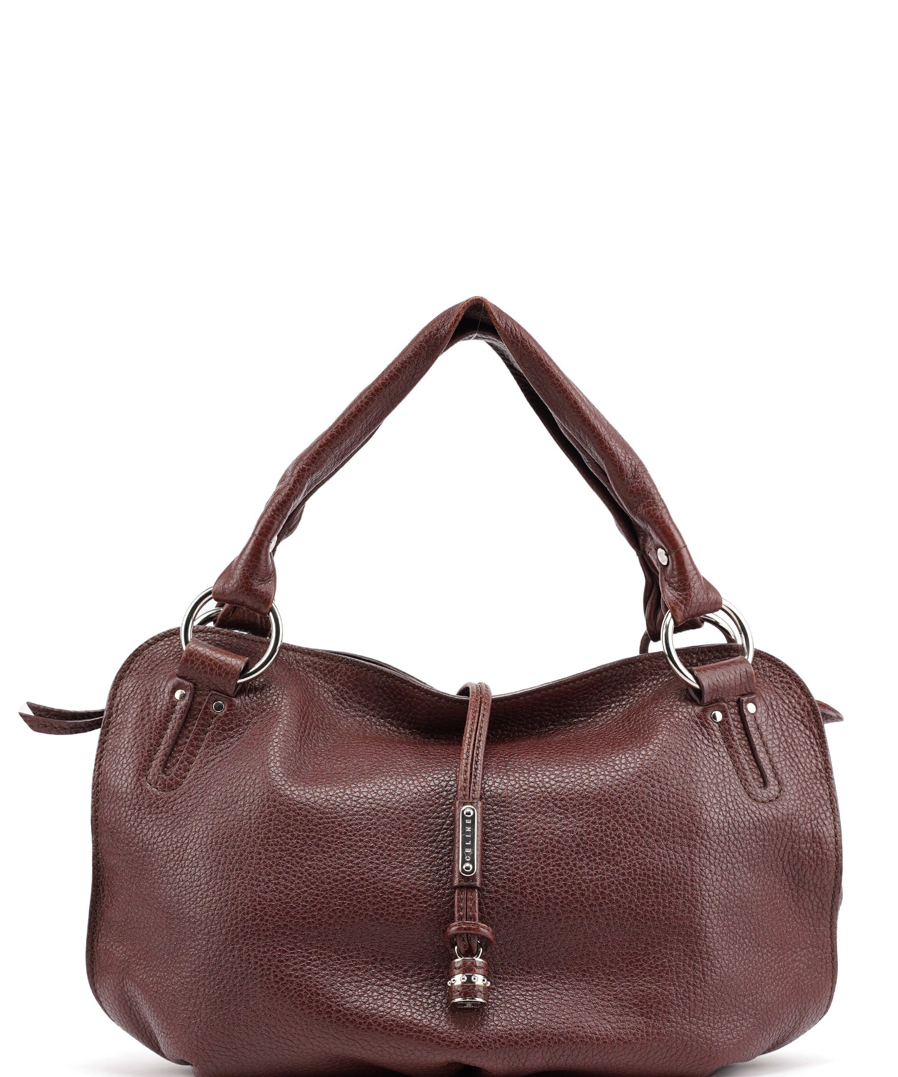 Celine Brown Leather Bittersweet Shoulder Bag