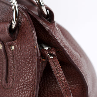 Celine Brown Leather Bittersweet Shoulder Bag