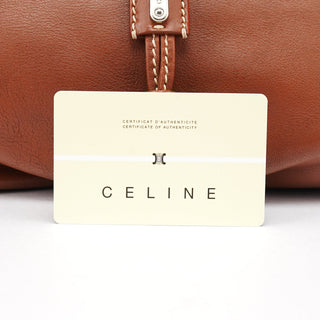 Celine Brown Leather Bittersweet Shoulder Bag