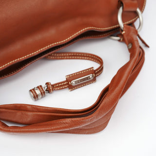 Celine Brown Leather Bittersweet Shoulder Bag