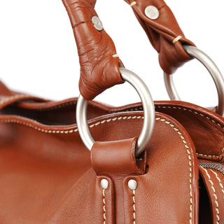 Celine Brown Leather Bittersweet Shoulder Bag