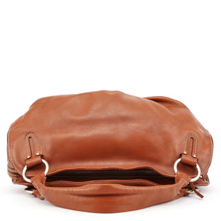 Celine Brown Leather Bittersweet Shoulder Bag