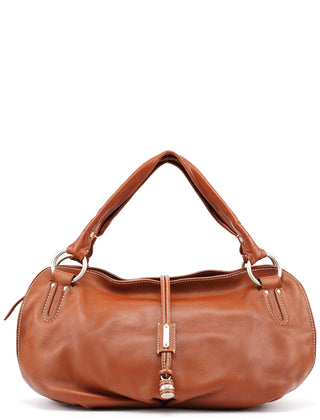 Celine Brown Leather Bittersweet Shoulder Bag