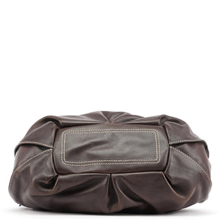 Celine Brown Leather Bittersweet Shoulder Bag