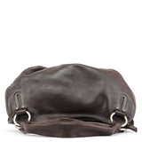 Celine Bittersweet Schultertasche aus braunem Leder