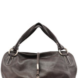 Celine Bittersweet Schultertasche aus braunem Leder