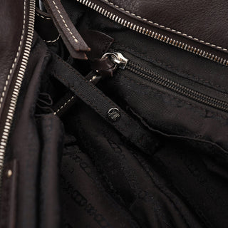 Celine Brown Leather Bittersweet Shoulder Bag