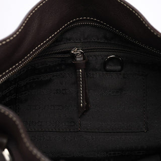 Celine Brown Leather Bittersweet Shoulder Bag