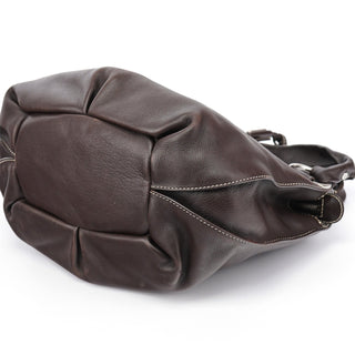 Celine Brown Leather Bittersweet Shoulder Bag