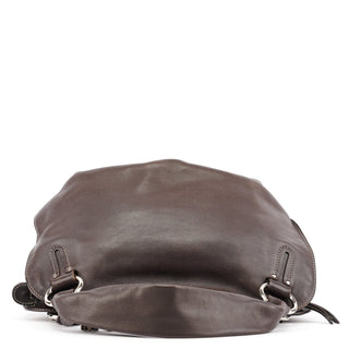 Celine Brown Leather Bittersweet Shoulder Bag