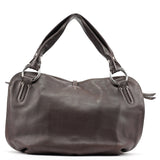 Celine Sac porté épaule Bittersweet en cuir marron