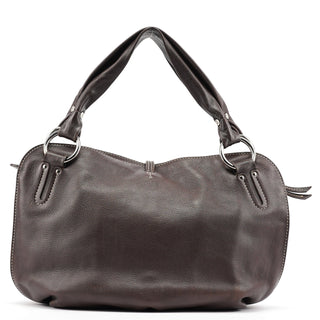 Celine Brown Leather Bittersweet Shoulder Bag