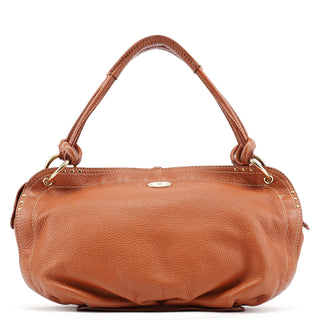 Celine Brown Leather Bittersweet Shoulder Bag