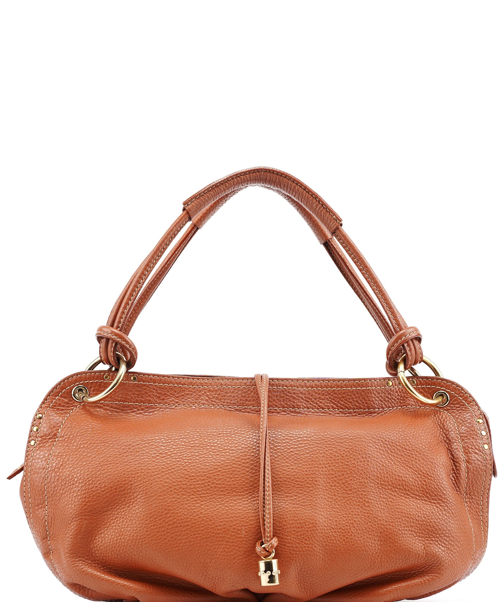 Celine Brown Leather Bittersweet Shoulder Bag