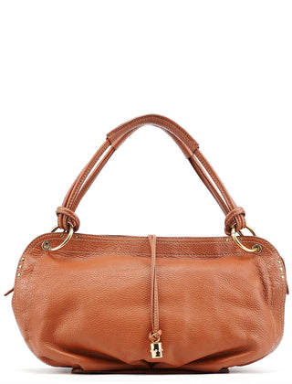 Celine Brown Leather Bittersweet Shoulder Bag