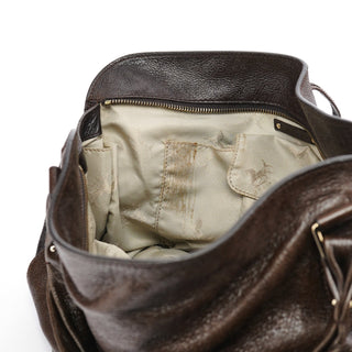 Celine Brown Leather Bittersweet Shoulder Bag