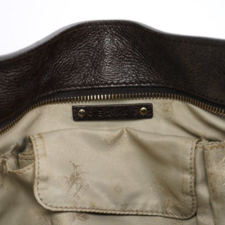 Celine Brown Leather Bittersweet Shoulder Bag