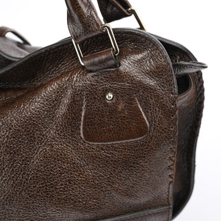 Celine Brown Leather Bittersweet Shoulder Bag