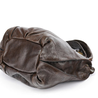 Celine Brown Leather Bittersweet Shoulder Bag