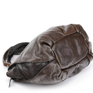 Celine Brown Leather Bittersweet Shoulder Bag