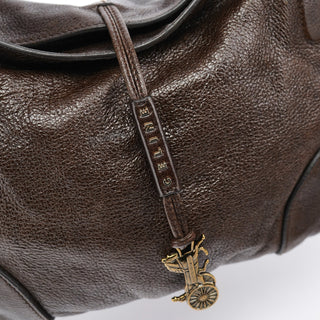 Celine Brown Leather Bittersweet Shoulder Bag