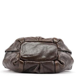 Celine Brown Leather Bittersweet Shoulder Bag