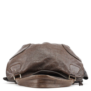 Celine Brown Leather Bittersweet Shoulder Bag