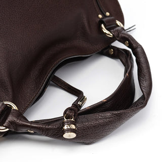 Celine Brown Leather Bittersweet Shoulder Bag