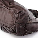 Celine Bittersweet Schultertasche aus braunem Leder