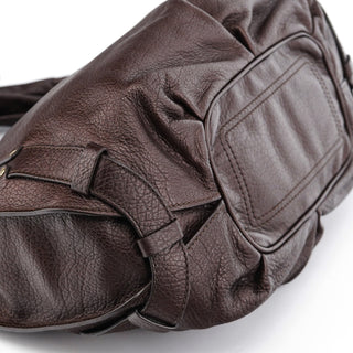 Celine Brown Leather Bittersweet Shoulder Bag