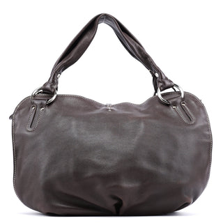 Celine Brown Leather Bittersweet Shoulder Bag