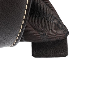 Celine Brown Leather Bittersweet Shoulder Bag