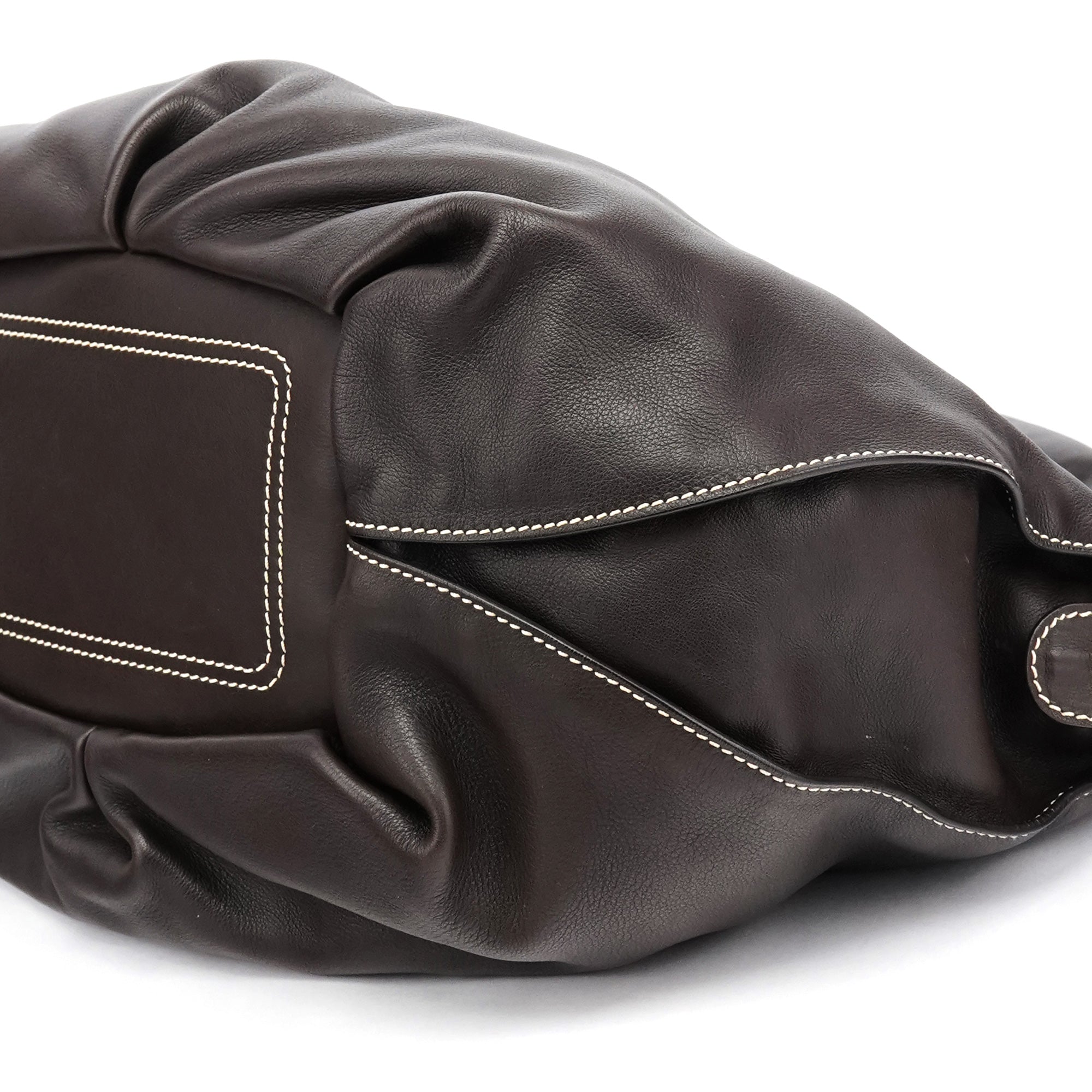 Celine Bittersweet Schultertasche aus braunem Leder