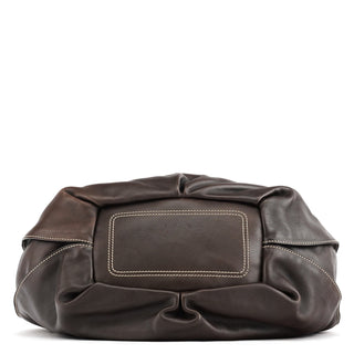 Celine Brown Leather Bittersweet Shoulder Bag