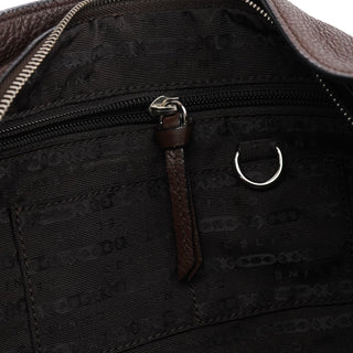 Celine Brown Leather Bittersweet Shoulder Bag