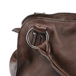 Celine Brown Leather Bittersweet Shoulder Bag