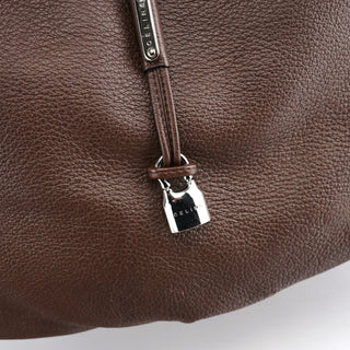Celine Brown Leather Bittersweet Shoulder Bag