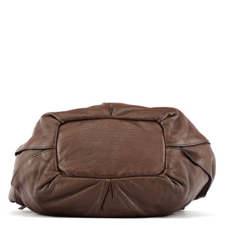 Celine Brown Leather Bittersweet Shoulder Bag