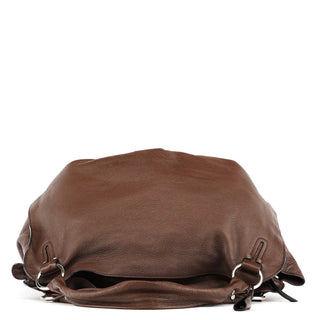 Celine Brown Leather Bittersweet Shoulder Bag