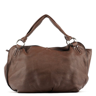 Celine Brown Leather Bittersweet Shoulder Bag