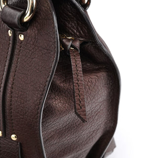 Celine Brown Leather Bittersweet Shoulder Bag