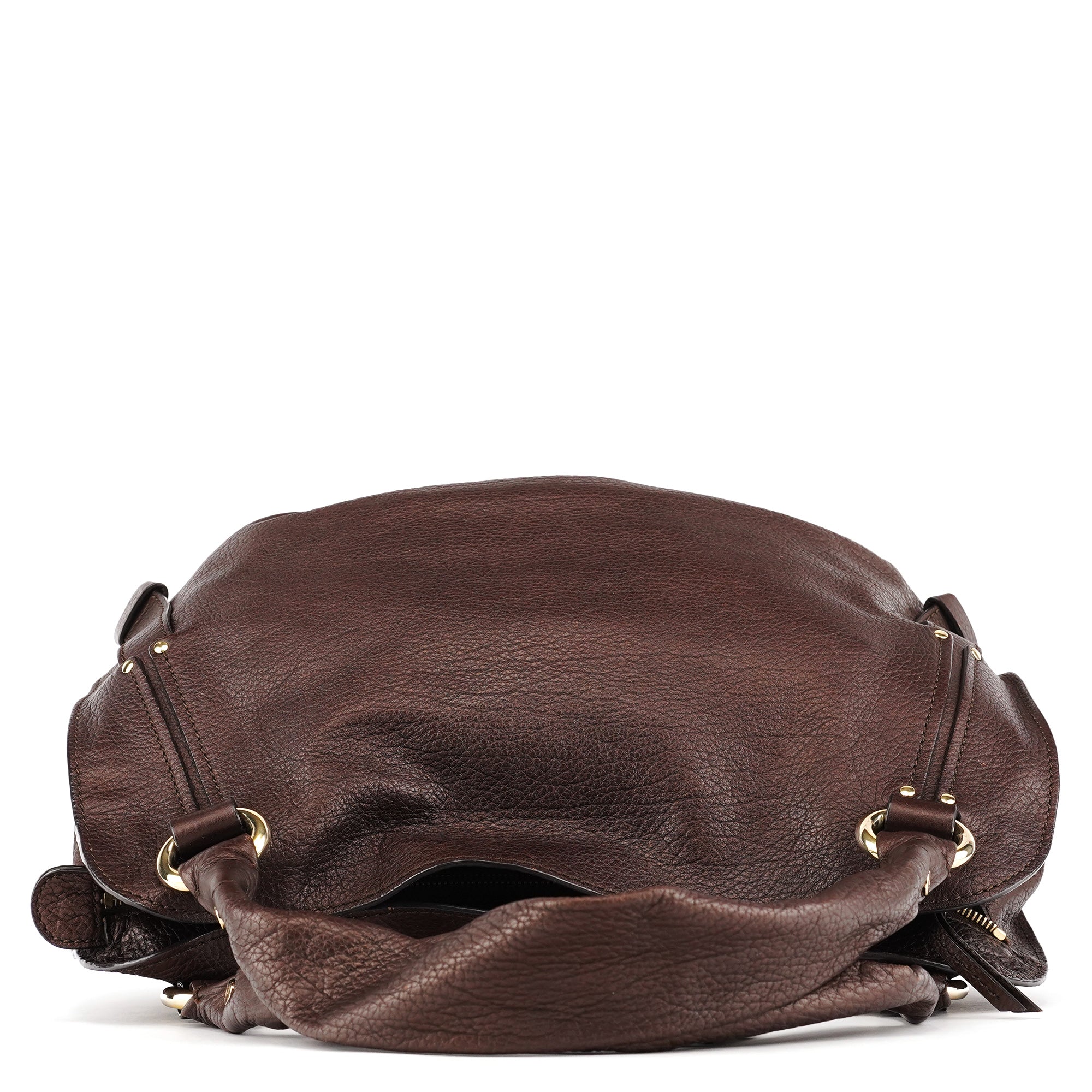 Celine Sac porté épaule Bittersweet en cuir marron