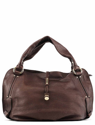 Celine Brown Leather Bittersweet Shoulder Bag