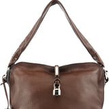 Celine Sac porté épaule Bittersweet en cuir marron
