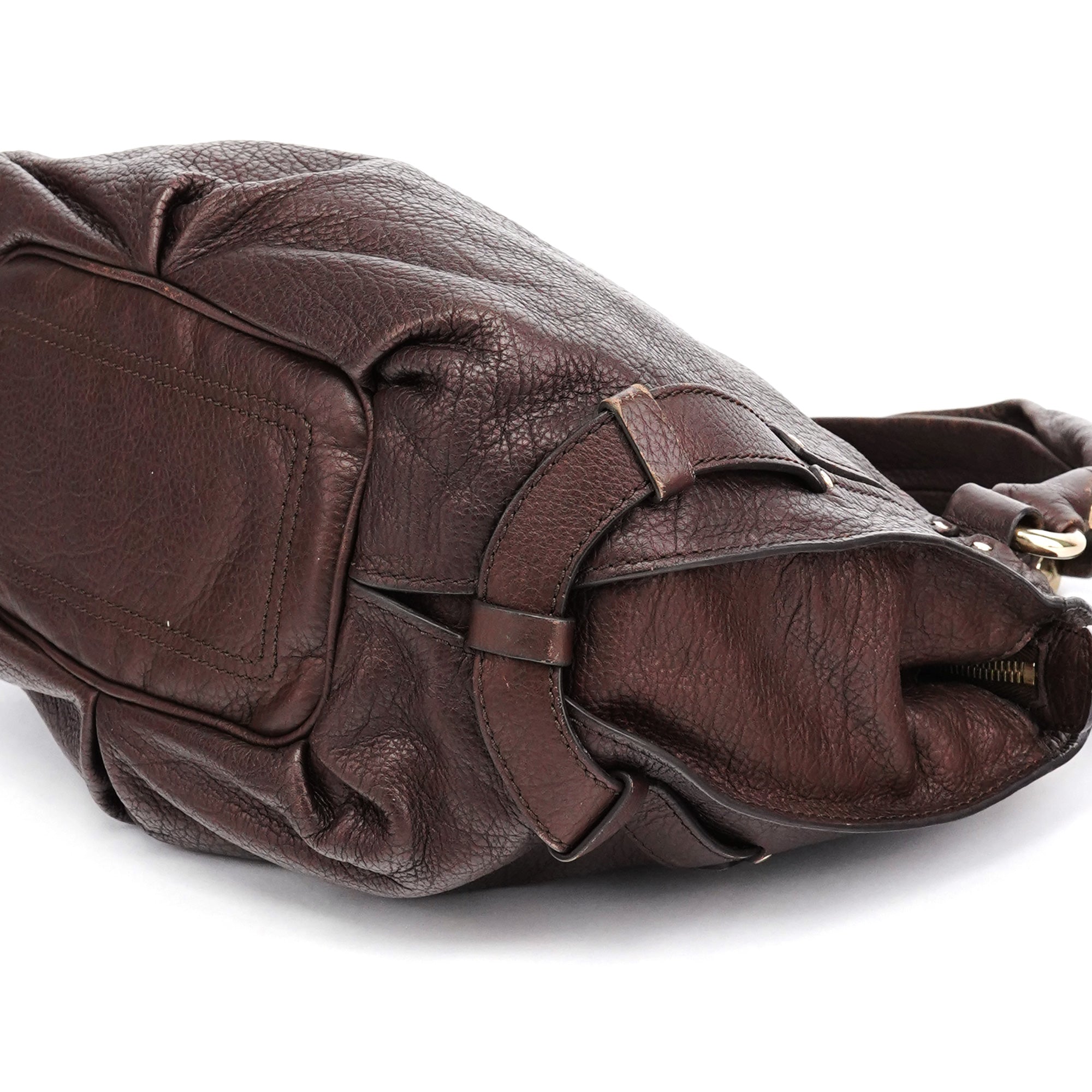 Celine Brown Leather Bittersweet Shoulder Bag